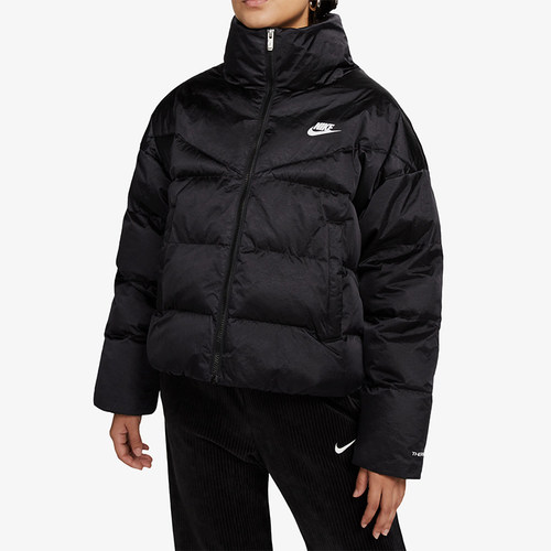 Nike/耐克正品秋冬女士保暖拉链立领经典长袖夹克外套DQ6888-010