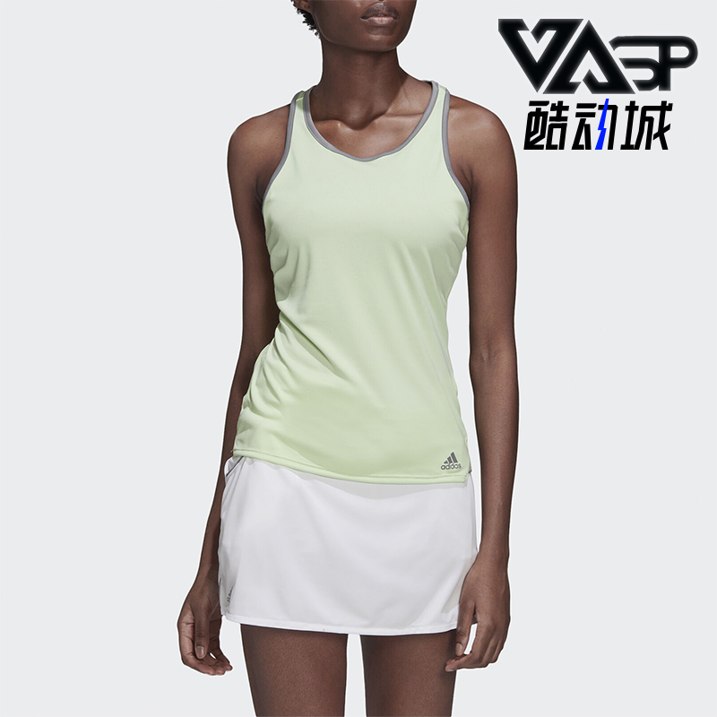 Adidas/阿迪达斯正品2025女士简约训练运动吸汗透气无袖T恤EC3650