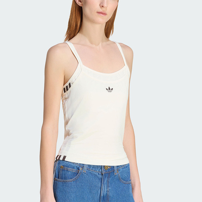 Adidas/阿迪达斯正品三叶草女士圆领休闲运动修身背心T恤KW4525