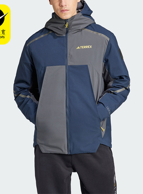 Adidas/阿迪达斯正品户外男士抗风双面穿鹅绒羽绒服IX7952