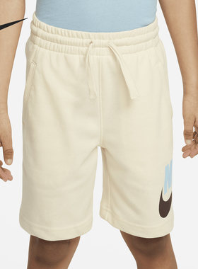 Nike/耐克正品当季新款法式毛圈小童运动短裤DB6990-113