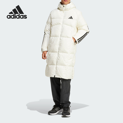 阿迪达斯男士保暖连帽羽绒服