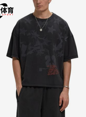 Nike/耐克正品JORDAN新款男黑色运动休闲经典短袖T恤IM7363-010