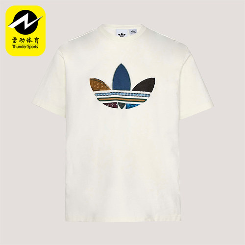 Adidas/阿迪达斯正品三叶草男士运动松弛感宽松轻盈短袖T恤KW5670