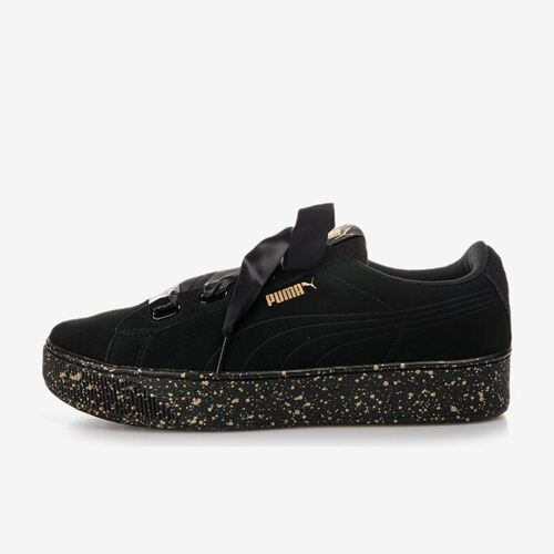 PUMA彪马正品Vikky Platform Ribbon女款休闲运动板鞋366815-01