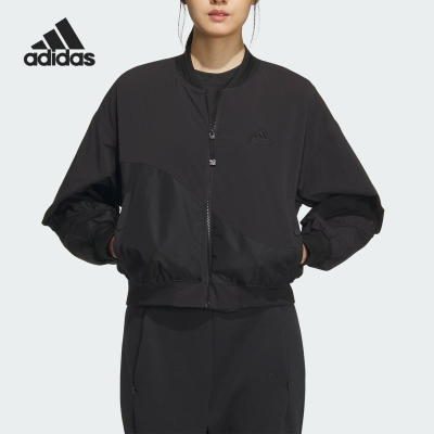 Adidas/阿迪达斯正品新年款女士梭织加绒运动休闲夹克IM8872