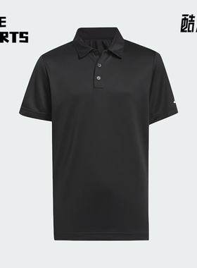Adidas/阿迪达斯正品204新款大童简约百搭经典短袖POLO衫IU3513