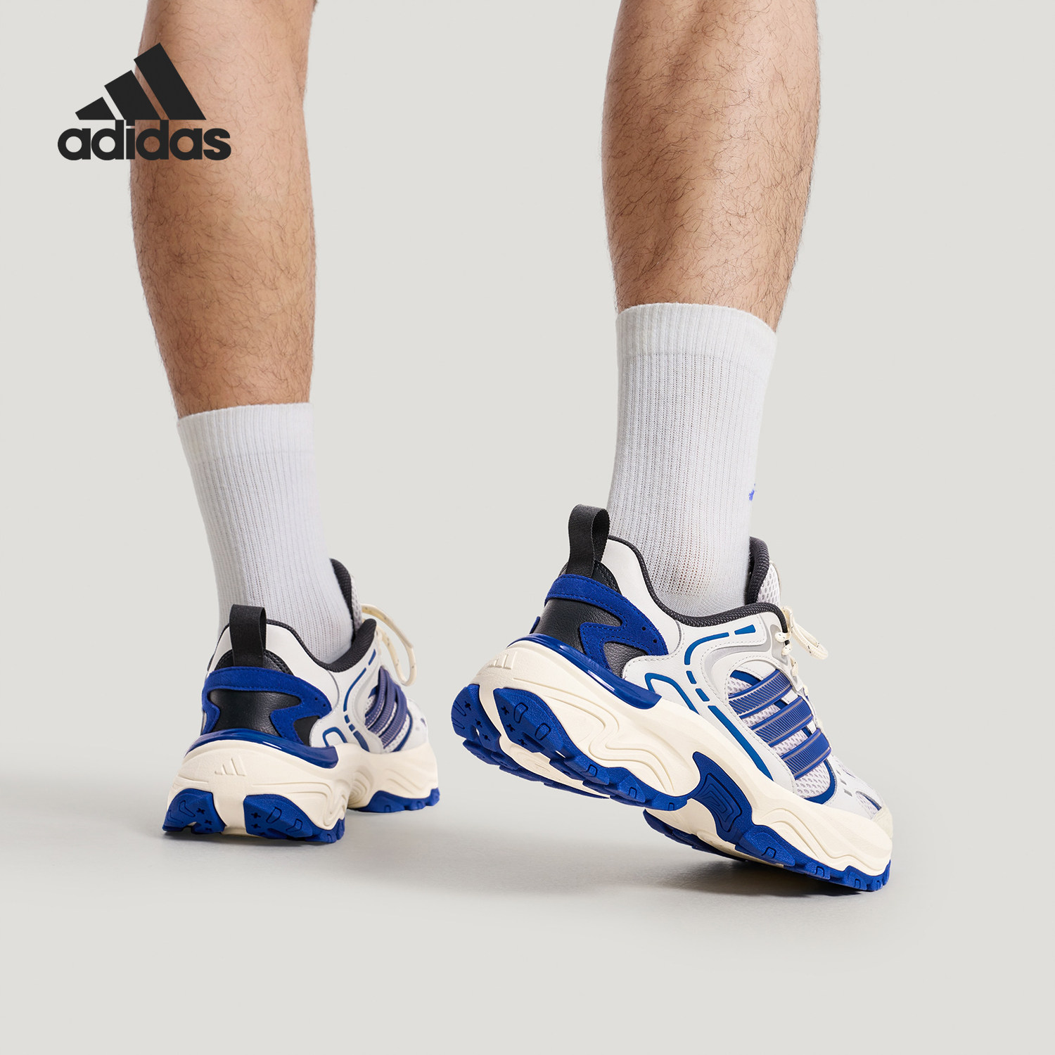 Adidas/阿迪达斯官方正品2026春季款男女厚底复古老爹鞋KH5674 - 实物图
