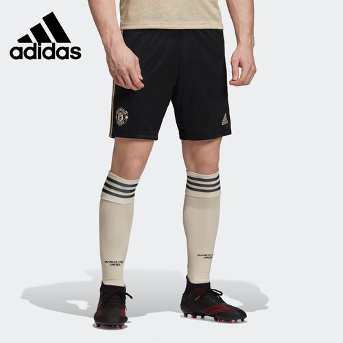 Adidas/阿迪达斯正品MUFC A SHO男子足球曼联客场比赛短裤 DW7897