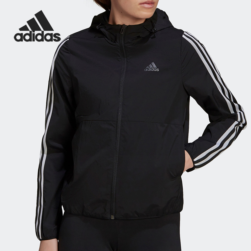 Adidas/阿迪达斯官方正品W 3S WB 春秋女子运动夹克外套 GQ0596