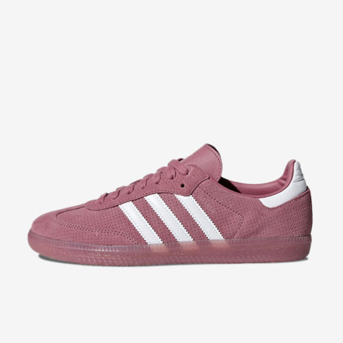 Adidas阿迪达斯正品三叶草Samba女子包裹性耐磨低帮板鞋B44684