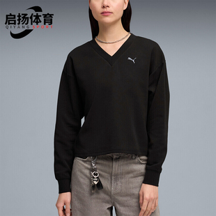 Puma/彪马ES新款女黑色运动休闲日常经典穿运动卫衣694093-01