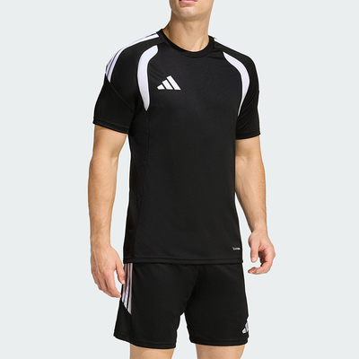 Adidas/阿迪达斯正品2026男士足球运动经典短袖圆领球衣KB1348