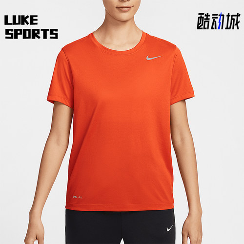 Nike/耐克正品夏季新款女士针织运动经典圆领短袖T恤IB8899-888