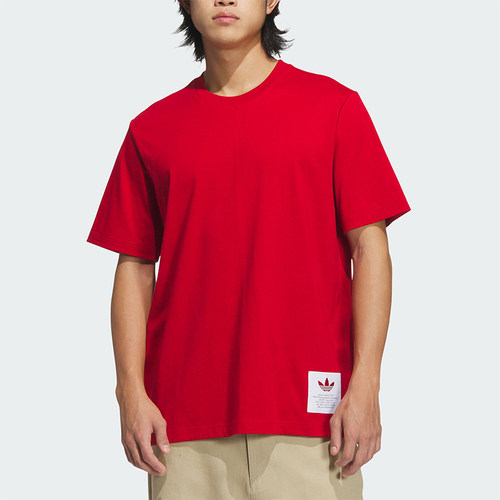 Adidas/阿迪达斯正品三叶草男士运动宽松圆领短袖T恤JX2536