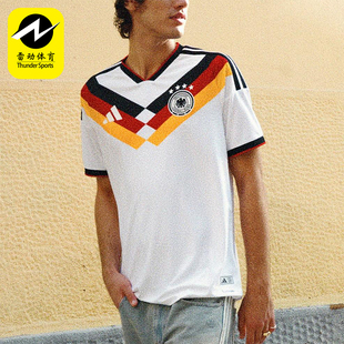 26男女运动足球修身 Adidas 阿迪达斯正品 GERMANY JN2066 训练短袖