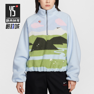 407 Sportswear女士日常立领刺绣休闲外套IQ3822 Nike 耐克正品