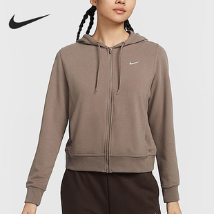 Nike/耐克正品春秋女士运动休闲针织拉链经典夹克外套FB5199-100