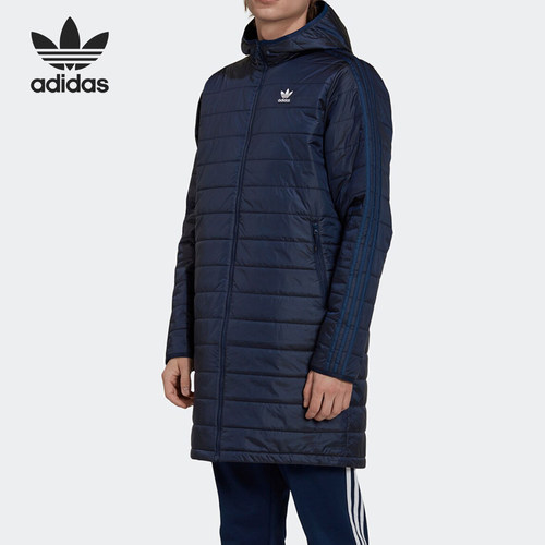 阿迪达斯男士保暖连帽棉服