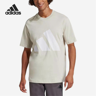 Adidas/阿迪达斯正品25春季新款男士跑步透气运动短袖JE8933