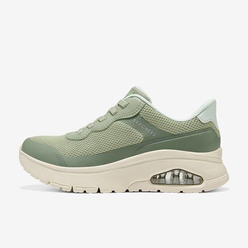 Skechers斯凯奇正品SKECHER STREET女款网面休闲鞋177798-SAGE