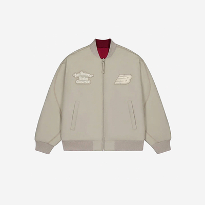 New Balance/NB正品新款男士时尚双面穿拉链夹克外套AMJ51390-ADS