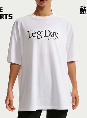 Nike/耐克正品Dri-FIT女士宽松字母印花经典休闲T恤IU4559-100