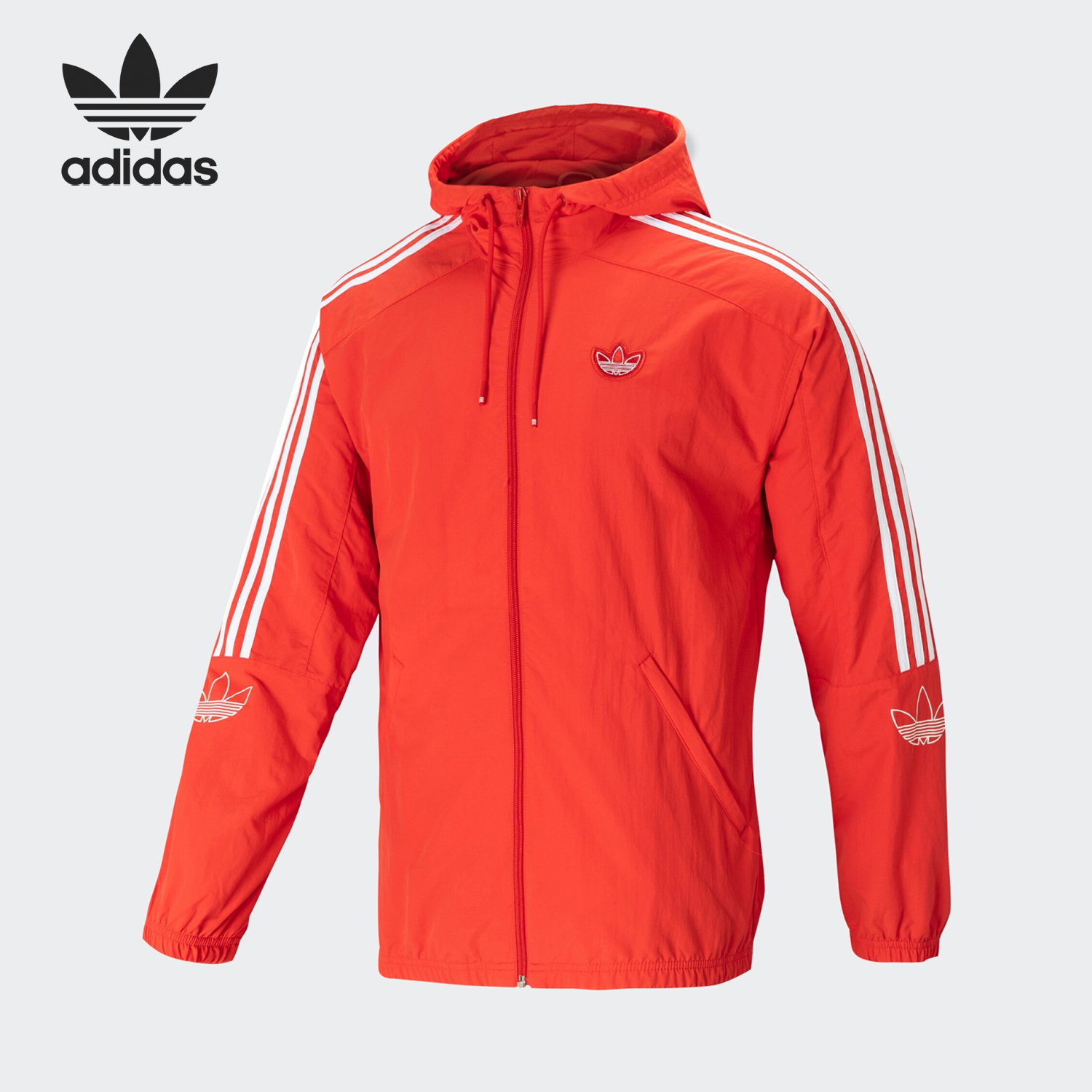 Adidas/阿迪达斯正品 三叶草OUTLINE TRF WB男子连帽外套 FL1773