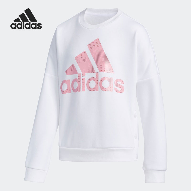 Adidas/阿迪达斯正品当季新款大童男女运动圆领休闲卫衣EH4125
