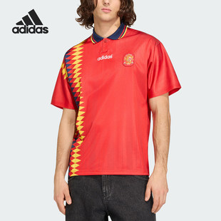 Adidas/阿迪达斯官方正品夏季款男女同款复古休闲短袖T恤JN3707