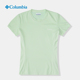 女子户外防晒吸湿休闲透气T恤 短袖 AR2957 21春夏新品 哥伦比亚正品