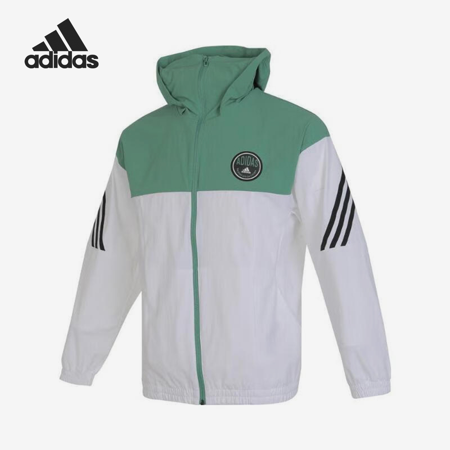 Adidas/阿迪达斯正品夏季新款小童户外连帽运动防晒衣JI9783