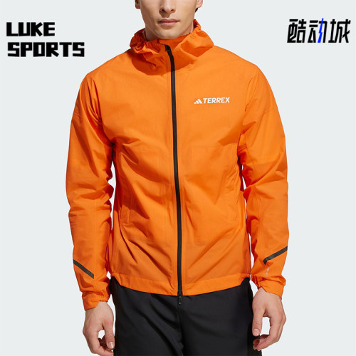 Adidas/阿迪达斯正品JACKET男士跑步户外宽松运动冲锋衣KA5873