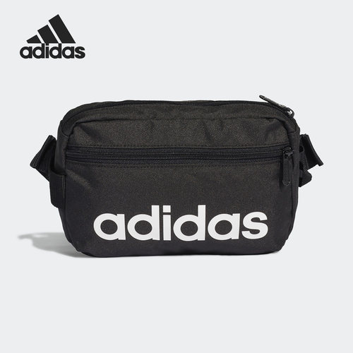 Adidas/阿迪达斯正品腰包男女户外运动跑步单肩斜跨包胸包 DT4827