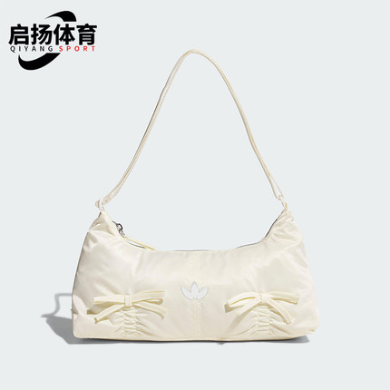 Adidas/阿迪达斯正品三叶草女士经典蝴蝶结法棍单肩挎包KC2769