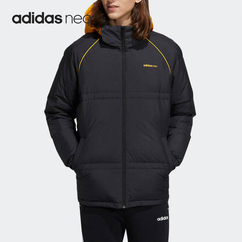 阿迪达斯NEO男子时尚运动羽绒服
