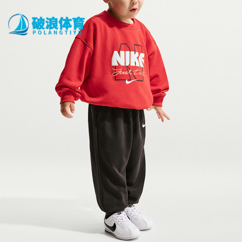 Nike/耐克正品Sportswear婴童休闲圆领套头耐穿套装IU5275-010