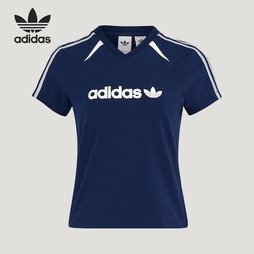 Adidas/阿迪达斯官方正品三叶草BLKTWT-SHIRT新款女短袖T恤KU4762