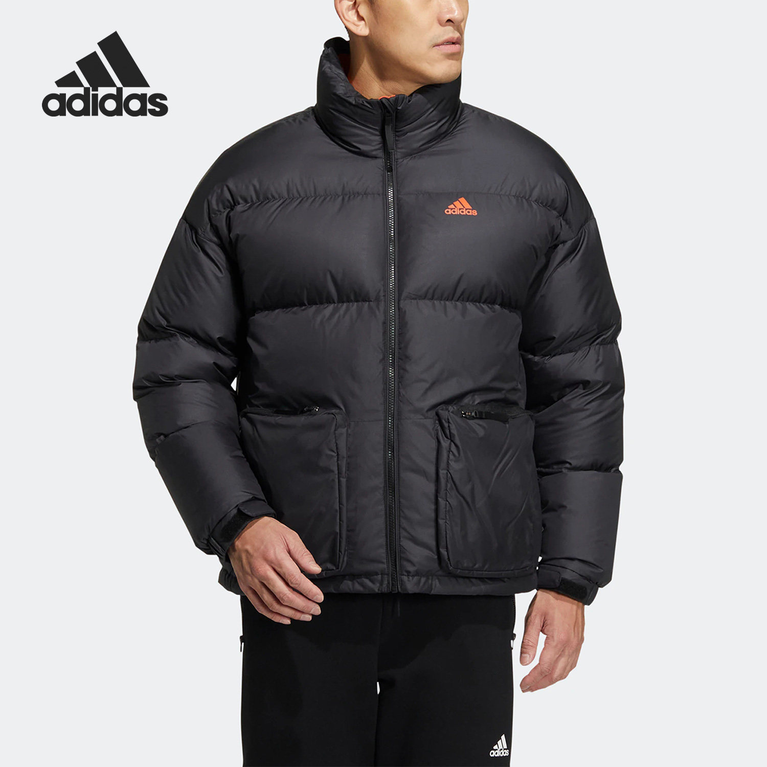 Adidas/阿迪达斯正品冬季新款男女同款保暖羽绒服外套HN2102