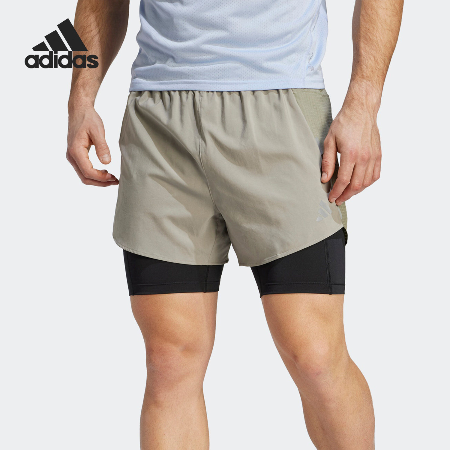 Adidas/阿迪达斯正品夏季新款男子跑步运动透气短裤IB8933