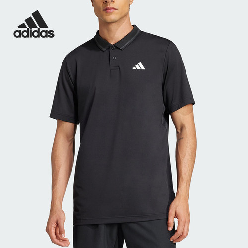 Adidas/阿迪达斯官方正品CLUB PIQUE男士翻领运动POLO衫JF8424