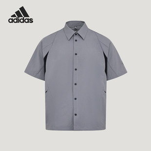 Adidas/阿迪达斯官方正品FOSHORTSLEVET-SHIRT男短袖衬衫KY5647