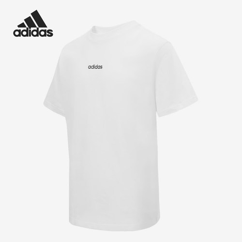 Adidas/阿迪达斯正品2024新款男士简约针织运动短袖T恤JC7904