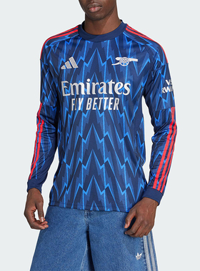 Adidas/阿迪达斯正品ARSENAL 25/26男士运动足球长袖球衣JI9525
