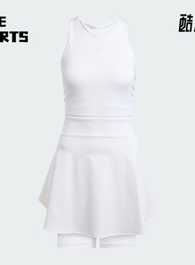Adidas/阿迪达斯正品TENNIS Y-DRESS女士网球修身连衣裙JE7098