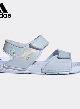 Adidas/阿迪达斯正品男女大童魔术贴运动凉鞋沙滩鞋 F34784