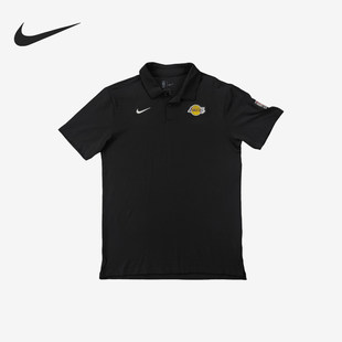Nike耐克正品AU NBA男款篮球球员版湖人短袖T恤FQ2986-010