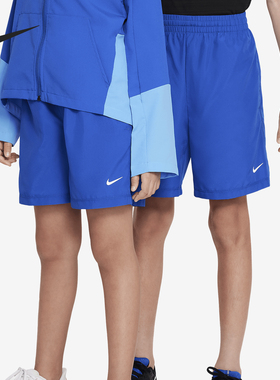 Nike/耐克正品Dri-FIT大童梭织透气训练运动短裤DX5382-480