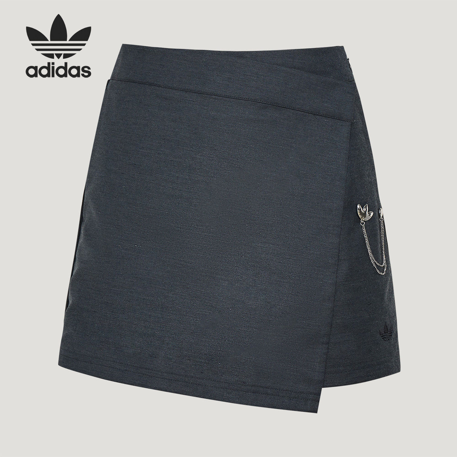 Adidas/阿迪达斯官方正品2026女士休闲气质舒适运动裙裤KV8874