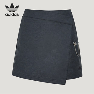 Adidas/阿迪达斯官方正品2026女士休闲气质舒适运动裙裤KV8874